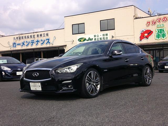 スカイライン(日産) ３５０ＧＴ　ハイブリッド　タイプＳＰ　純正フルセグナビ　ＤＶＤ　ＢＴ　シートヒーター　パドルシフト　黒革メモリーツキパワーシート　アラウンドビュー　ＥＴＣ　ドラレコ　スマートキー　純正ＡＷ 中古車画像