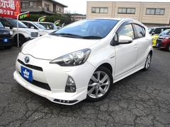 アクア G 8型フルセグナビ バックカメラ Bluetooth対応 TRDフルエアロ 純正16インチアルミ ETC シートヒーター DVD再生 スマートキー&プッシュスタート オートエアコン 中古車画像