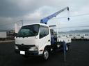 デュトロ・２ｔトラック　クレーン車　タダノ製クレーン 走行７．４万キロ　車検Ｒ８年１０月８日まで　ＰＴＯスイッチ　ＥＴＣ　ＡＣ