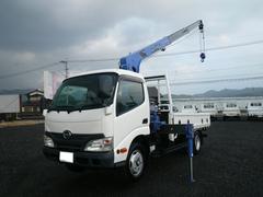 デュトロ ベースグレード デュトロ・2tトラック クレーン車 タダノ製3段クレーン ACフロア5F チューナー PTOスイッチ ECO MODE PWASSIST IDLE UP ブーム・アウトリガー格納忘れ音声警報機 中古車画像