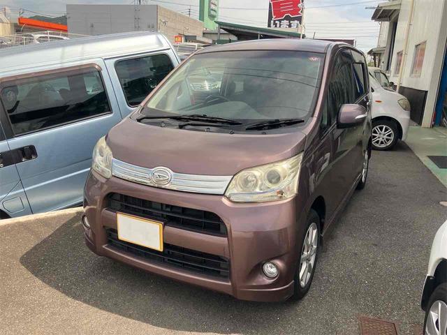 ムーヴ(ダイハツ) カスタム　Ｇ　ＥＴＣ　ＨＩＤ　ＬＥＤヘッドランプ　スマートキー　アイドリングストップ　電動格納ミラー　ベンチシート　ＣＶＴ　盗難防止システム　ＡＢＳ　ＣＤ　ミュージックプレイヤー接続可　アルミホイール 中古車画像