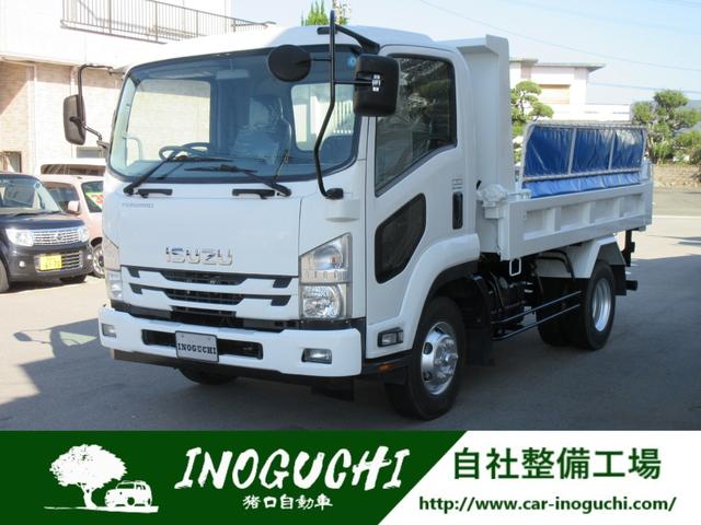 　ダンプ　４トン　４ｔ　電動コボレーン　荷台全塗装済み　６ＭＴ　６速マニュアル車　キーレス　荷台フックピン　ＥＴＣ　左電動格納ミラー　運転席エアバッグ　ディーゼルターボ