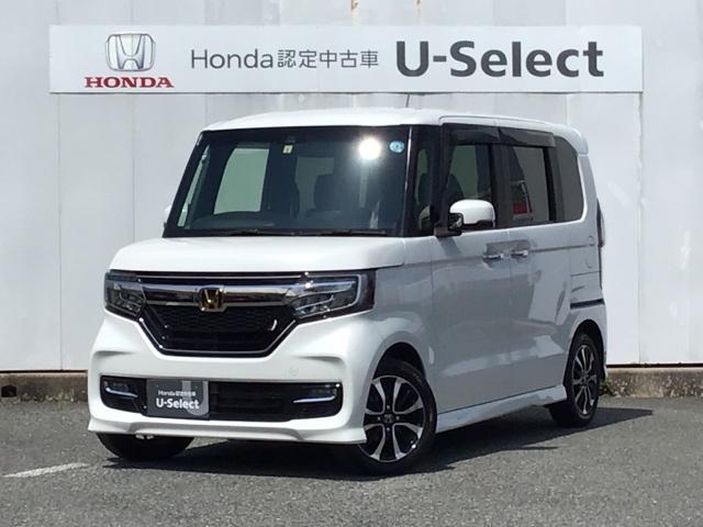 ホンダ Ｎ－ＢＯＸカスタム Ｇ・Ｌホンダセンシング　ホンダ純正メモリーナビフルセグＴＶ　アクティブＣＣ　スマートキー・プッシュスタート　地デジフルセグ　盗難防止システム　横滑り防止装置付き　バックカメラ付　ＰＳ　ＥＴＣ付き　ＤＶＤ　ＬＥＤヘッドライト