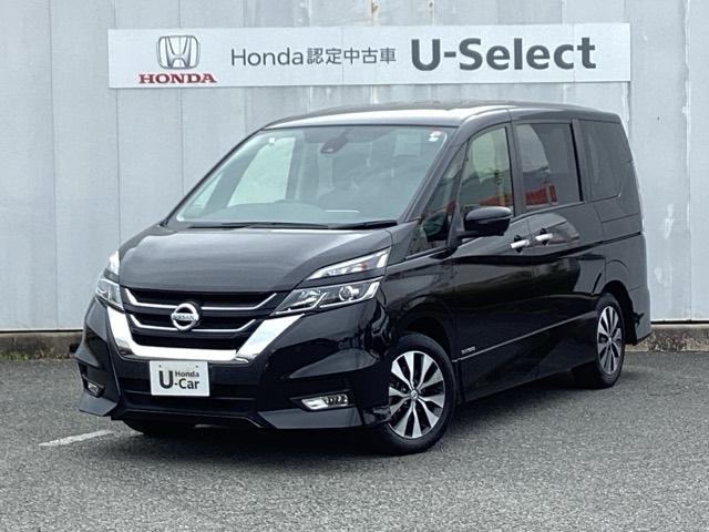 日産 セレナ ハイウェイスターＶセレクションＩＩ　横滑り防止機能　両側自動ドア　ＬＥＤライト　盗難防止装置　アイドリングストップ　ＥＴＣ　バックモニタ　インテリキー　エアバッグ　ナビ＆ＴＶ　オートエアコン　ＡＢＳ