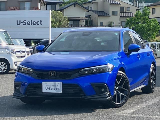 シビック(ホンダ) ＥＸ　ＨｏｎｄａＣＯＮＮＥＣＴディスプレー　ＭＴ車　前後ドラレコ　アダプティブドライビングビーム　Ｂ 中古車画像