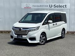 ホンダ　ステップワゴンスパーダ　ｅ：ＨＥＶスパーダＧ　ＥＸホンダセンシング　ホンダ純正メモリーナビ３列シート　リアカメラ