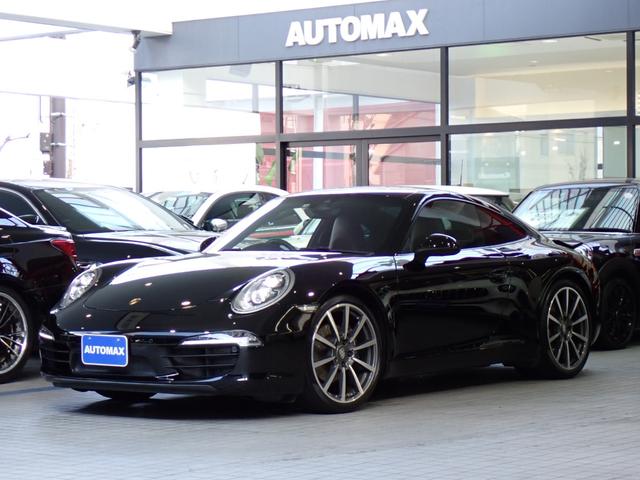 ポルシェ ９１１カレラブラックエディション　ディーラー車　右ハンドル　ＰＤＫ　ＰＡＳＭ　ＬＥＤヘッドライト　ＣａｒｒｅｒａＣｌａｓｓｉｃ２０インチＡＷ　前後パーキングアシストセンサー　オールレザーインテリア　オートエアコン＆シートヒーター