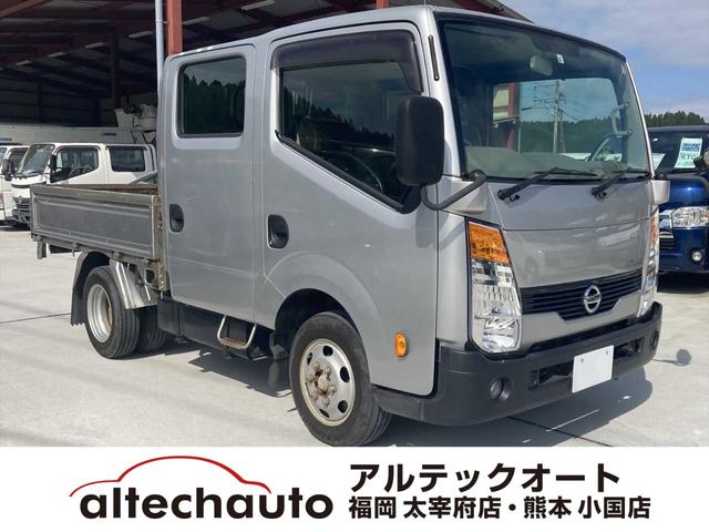 アトラストラック(日産) Ｗキャブ　ダブルキャブ／６人乗り／積載量１２５０ｋｇ／ガソリン／ＡＴ車／ＥＴＣ／キーレスキー／エアコ 中古車画像