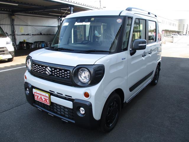ハイブリッドXZ ターボ 届出済未使用車 前後衝突被害軽減 車線逸脱警報 障害物センサー 両側パワースライドドア LEDヘッドライト フォグランプ オートライト オートハイビーム 2シートヒーター クルコン パドルシフト(1枚目)