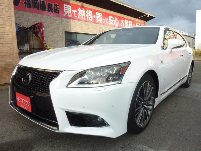 ＬＳ ＬＳ４６０　Ｆスポーツ　サンルーフ　本革　３眼ＬＥＤヘッドライト　アダプティブハイビーム　全車速クルーズ　ＢＳＭ　ＨＤＤナビ　テレビキットリアモニター　ＥＴＣ　パワートランク　ステアリングヒーター