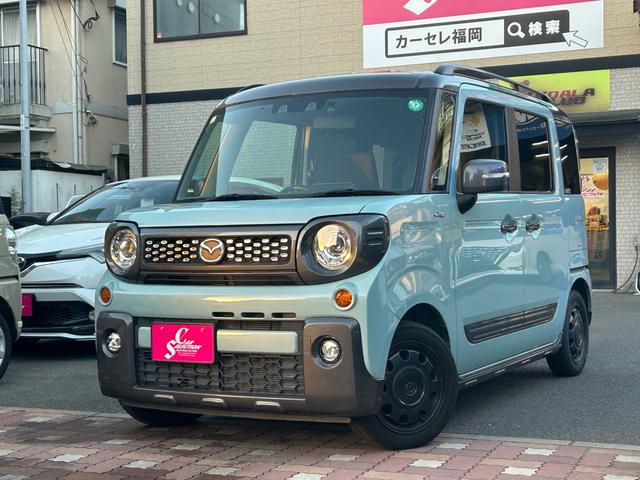 フレアワゴンタフスタイル ハイブリッドＸＳ　２年保証　ナビ　フルセグ　ＥＴＣ　Ｂｌｕｅｔｏｏｔｈ　シートヒーター　両側電動スライド　ＵＳＢ　オートクルーズ　リアサーキューレーター　衝突被害軽減ブレーキ（1枚目）