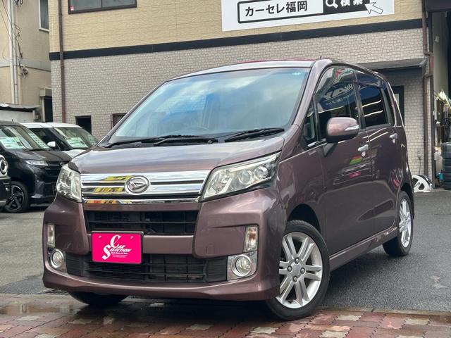 ムーヴ(ダイハツ) カスタム　ＲＳ　ナビ　フルセグ　ターボ　Ｂｌｕｅｔｏｏｔｈ　バックカメラ　１５インチアルミ　ＥＴＣ　オートライト 中古車画像