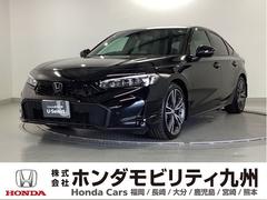 シビック e:HEVEX Google搭載ディスプレイオーディオ 衝突被害軽減ブレーキ Bカメラ ETC フルセグ LEDヘッドライト サイドカーテンエアバック サンルーフ パーキングセンサー クルーズコントロール 禁煙車 中古車画像