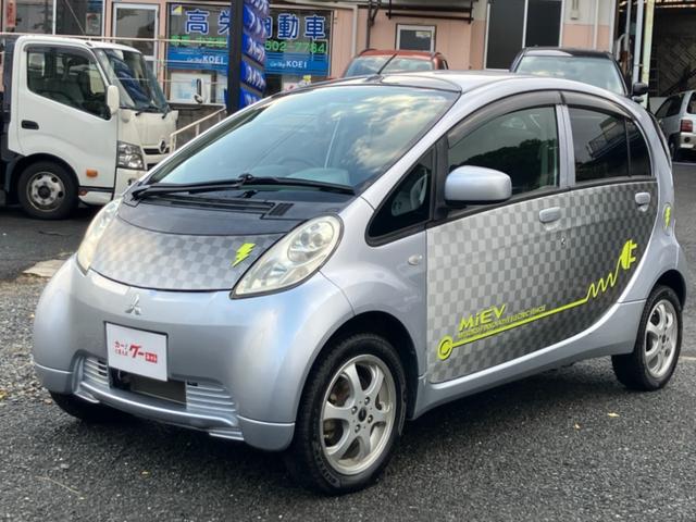 アイミーブ(三菱) Ｇ　１６．０ＫＷＨ　エアコンコンプレッサー新品リコール対応済　ナビテレビ　バックカメラ　Aftermarketアルミホイール　スマートキー　シートヒーター 中古車画像