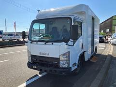 いすゞ　エルフトラック　　移動販売車　４ＷＤ　バックカメラ