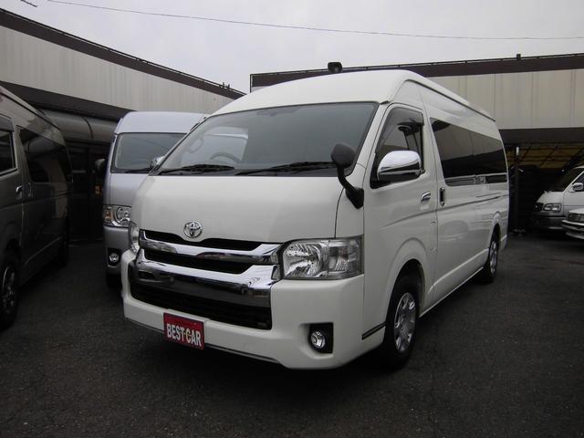 ハイエースコミューター トヨタ スーパーロングｇｌターボ 純正４型仕様 パワースライドドア １５人乗り ワンオーナー ｃｄオーディオ 電動格納ミラー キーレス ｗエアバッグ 点検記録簿 福岡県 スーパーロングｇｌターボ 純正４型仕様 パワースライドドア １５人乗り