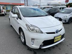 プリウス S 7インチナビ ETC バックカメラ Bluetooth接続 車検整備付き プッシュスタート スマートキー 中古車画像