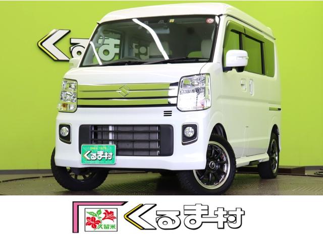 エブリイワゴン(スズキ) ＰＺターボスペシャル／ハイルーフ／リフトＵＰ／ベットＫＩＴ／　１０型フルセグナビ／Ｂカメラ／両側自動ドア／デュアルカメラブレーキ／ＥＴＣ／革調シートカバー／アイドリングＳ／スマートキー／ハイビームアシスト／ＨＩＤ／１５ＡＷ／リフトＵＰ／ベットＫＩＴ／４ＡＴ 中古車画像