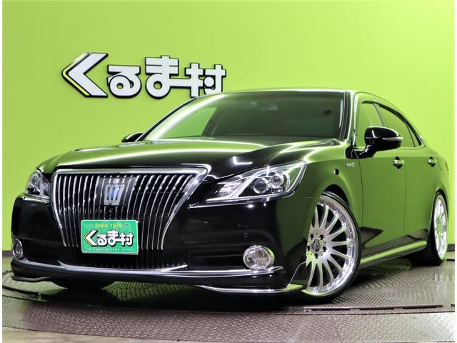 トヨタ クラウンマジェスタ モデリスタエアロ カールソン２０ａｗ 車高調 フルセグｈｄｄナビ パノラミックビューの中古車 グーネット中古車