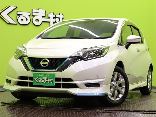 日産 ノート ｅ－パワー　Ｘ／ＯＰエアロ／　フルセグナビ／Ｐスタート／インテリキー／ＥＴＣ／エマージェンシーブレーキ／車線逸脱警報／ミラーウインカー／オートライト／純正ＯＰエアロ／１５ＡＷ