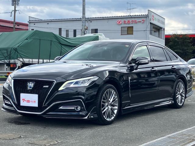 クラウンハイブリッド(トヨタ) ＲＳ　純正ナビ　テレビ　バックカメラ　１８インチアルミ　全方位カメラ　前後ドライブレコーダー　３眼ＬＥＤライト　ＥＴＣ　パワーシート　モデリスタエアロ　ブラインドスポットモニター 中古車画像