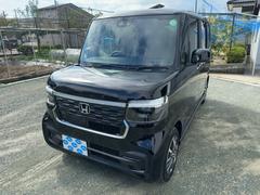 N-BOXカスタム ベースグレード キーフリー プッシュスタート 社外ナビ フルセグテレビ CDDVD再生 ブルートゥースオーディオ バックカメラ ETC 左パワースライドドア LEDヘッドライト ブレーキサポート 中古車画像