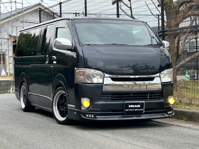 ハイエースバン(トヨタ) ロングスーパーＧＬ　キーレスエントリー　ＥＴＣ　ドアバイザー　ベットキット　コンビハンドル　シートカバー　スカッフイルミ　バックカメラ 中古車画像