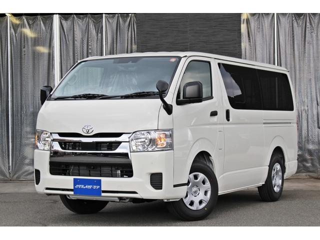 ハイエースバン(トヨタ) ロングＤＸ　ＧＬパッケージ　・登録未使用車・全方位カメラ・デジタルインナーミラー・ＬＥＤヘッドライト・クーラー・自動被害軽減ブレーキ・車線逸脱警報　パーキングセンサー・オートハイビーム・レーンアシスト・ 中古車画像