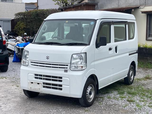 エブリイ ＰＡ　４ＷＤ　５速マニュアル車　両側スライドドア　ヘッドライトレベライザー　走行距離５０１１３ｋｍ　積載量３５０ｋｇ　ダブルエアバッグ　エアコン　パワステ（1枚目）