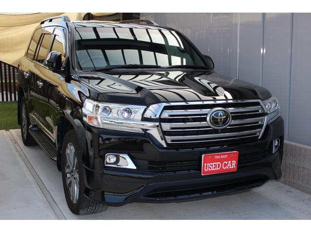 ランドクルーザー(トヨタ) ＺＸ　フロント＆リヤ純正エアロ・サンルーフ・本革シート・純正ナビＴＶ・バックカメラ・純正２０インチアルミ・ルーフレール・リモコンＥＧスターター・保証書／取説／スペアキー有り 中古車画像