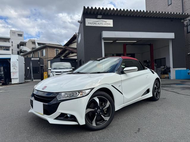 α　禁煙車　ＥＴＣ　アルミ製ヒューエルリット　ボルドーレッドロールトップ　ＬＥＤヘッドライト　クルーズコントロール　ナビ　ＡＢＳ　ＥＢＤ　フルオートエアコン　本革巻きステアリング