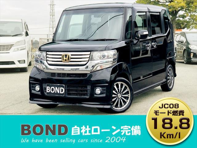 G・ターボパッケージ 禁煙車 両側パワースライドドア 社外ナビ フルセグTV DVD Bluetooth バックカメラ プッシュスタート スマートキー ステアリングリモコン HIDヘッドライト 純正15インチアルミホイール(1枚目)