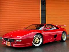 フェラーリ　Ｆ３５５　ＧＴＳ　黒本革Ｓ純正６速車Ｋｓｇ可変ＢＢＳｍａｇｎｅｓｉｕｍＡＷ