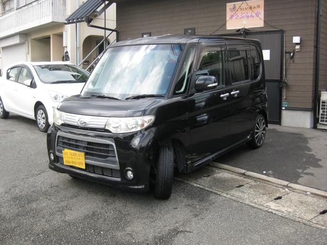 タント カスタムＸ　社外ナビ・ＴＶ　ＥＴＣ　　キーレス　左パワースライドドア（1枚目）