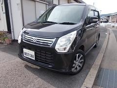 ワゴンR FXリミテッド CVT アイドリングストップ 社外LEDヘッドライト メモリーナビフルセグTV DVD CD バックカメラ ETC プッシュスタート スマートキー オートエアコン リアスピーカー 純正アルミホイール 中古車画像