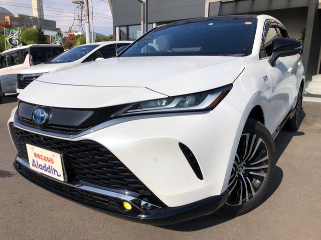 ハリアーＰＨＥＶ(トヨタ) Ｚ　ワンオーナー　調光パノラマルーフ　革シート　純正ナビ　地デジ　パノラミックビューモニター　ＬＥＤヘッドライト　トヨタセーフティーセンス　ＪＢＬサウンド　パワーバックドア　パワーシート　シートエアコン 中古車画像