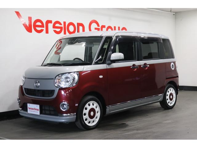 ムーヴキャンバス(ダイハツ) Ｇブラックインテリアリミテッド　ＳＡＩＩＩ　全国３年保証付　ワンオーナー　ツートーンカラー　ＳＤナビ　フルセグ　全周囲カメラ　アイドリングストップ　衝突被害軽減　ＥＴＣ　ドラレコ　両側電動スライドドア 中古車画像