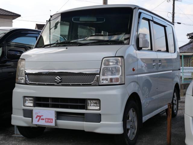 エブリイワゴン(スズキ) ＰＺターボスペシャル　両側電動スライドドア　オートステップ　キーレスエントリー　ナビ　フルセグ　ＥＴＣ　オートエアコン　電動格納ミラー　パワーステアリング 中古車画像
