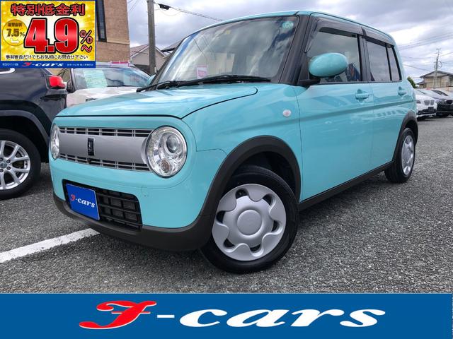 アルトラパン(スズキ) Ｓ　／ナビ　フルセグＴＶ　全周囲カメラ　Ｂｌｕｅｔｏｏｔｈオーディオ　オートキセノンライト　シートヒーター　スマートキー　プッシュスタート　ステアリングリモコン　衝突軽減ブレーキ　横滑り防止 中古車画像