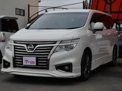 エルグランド 250ハイウェイスターSホワイトレザーアーバンクロム ナビ フリップダウンモニター フルセグ アラウンドビューモニター オートエアコン オートリアゲート 両側電動スライドドア 本革パワーシート シートヒーター 中古車画像