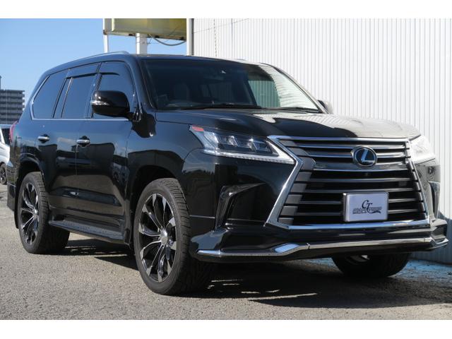 レクサス ｌｘｌｘ５７０ サンルーフ ナビ バックモニター フルセグ 本革パワーシート リアモニターｘ２ ｗａｌｄ２２ａｗ オートリアゲート スマートキー 記録簿の中古車 車体価格850万円 15 平成27 年式 走行4 2万キロ 車体色スターライトブラックガラスフレーク 大分