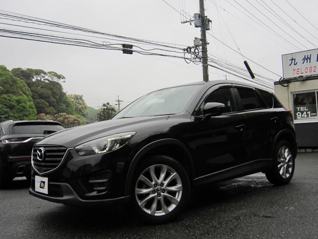 マツダ ＣＸ－５ ＸＤ　２年保証付き後期型ディーゼルターボナビ地デジＤＶＤバックカメラＬＥＤライト１９インチアルミプッシュスタートインテリキー衝突軽減ブレーキクルーズコントロールＥＴＣ黒内装