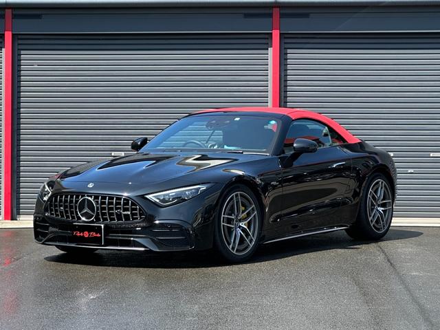 メルセデスＡＭＧ ＳＬ ＳＬ４３　ＨＵＤ　レッドソフトトップ　ナッパーレザー　リラクゼーションシート　レーダーセーフティＰＫＧ　ワイヤレス充電　３６０°カメラ　ＡＭＧ２０ｉｎＡＷ　Ｂｕｒｍｅｓｔｅｒ　電動トランク　アンビエントライト