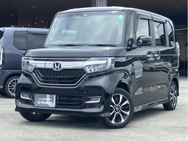 ホンダ Ｎ−ＢＯＸカスタム Ｇ　ＥＸホンダセンシング　純正８インチナビ＆フルセグＴＶ＆ＤＶＤ再生＆Ｂｌｕｅｔｏｏｔｈ＆Ｂカメラ＆ＥＴＣ　両側スライド片側電動