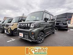 スペーシアギア ハイブリッドXZ 届出済未使用車 衝突軽減ブレーキ 両側電動スライドドア スリムサーキュレーター シートバックテーブル アダプティブクルーズコントロール シートヒーター 電子パーキングブレーキ ブレーキホールド 中古車画像