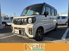 スペーシアギア ハイブリッドXZ 衝突軽減ブレーキ 両側電動スライドドア ハンドルヒーター シートヒーター 電子パーキングブレーキ ブレーキホールド 純正アルミホイール キーフリー オートエアコン 中古車画像