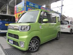 ダイハツ　ウェイク　ＧターボＳＡＩＩＩ　禁煙車ナビＴＶアラウンドビューモニター軽減ブレーキリヤアシストセンサースマートプツシュスターターアイドリングストツプＬＥＤフオグ両側パワースライドドアＥＴＣ