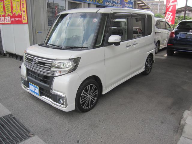 ダイハツ タント カスタムＲＳ　トップエディションＳＡＩＩ　ワンオーナー禁煙車軽減ブレーキスマートアシスト両側パワースライドドアナビＴＶバックカメラプシュスタートスマートキィＬＥＤライトフォグランプＥＴＣタイミングチェーン車レーンアシスト