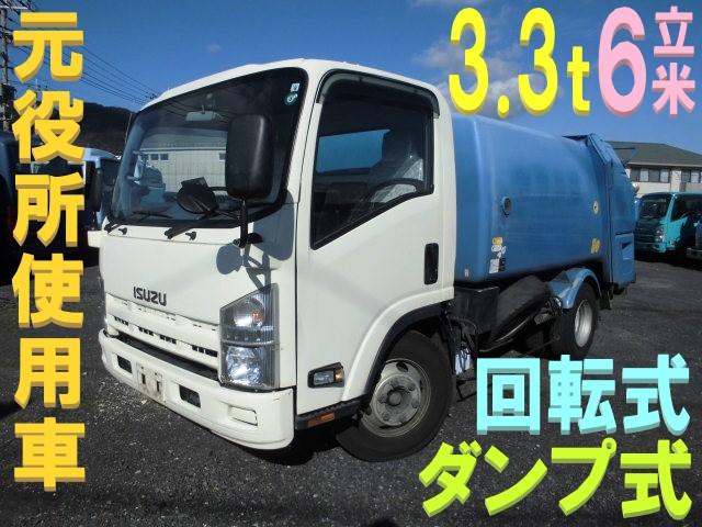 いすゞ エルフトラック ３ｔ 回転式 パッカー車 塵芥車 ダンプ式の中古車 グーネット中古車