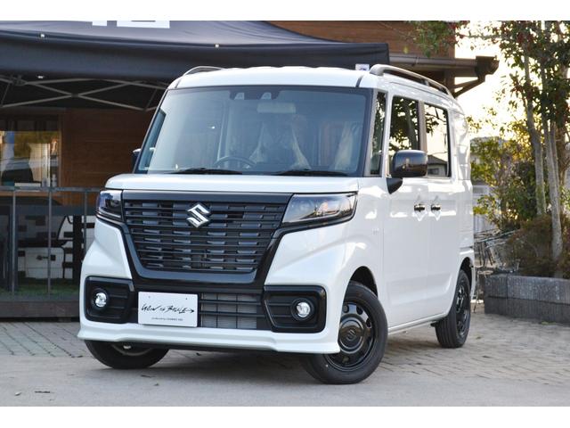 スズキ スペーシアベース ＸＦ　新車保証付き／届出済未使用車／パールホワイト／右側電動スライドドア／ルーフレール／フロントフォグランプ／スマートキー／シートヒーター／アルミホイール／